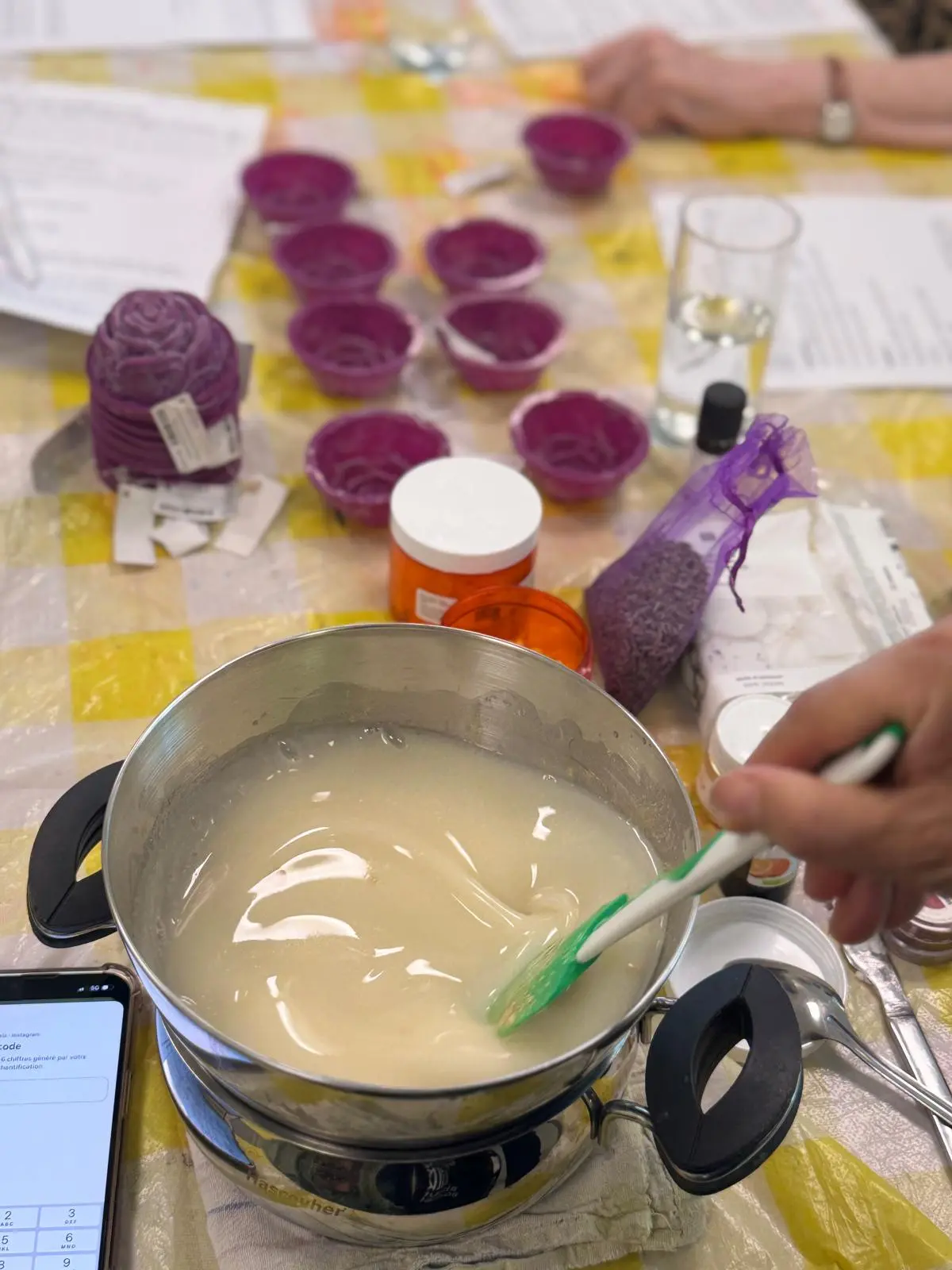 Workshop biologisch zeep maken Anderlecht 11/04/2025 8